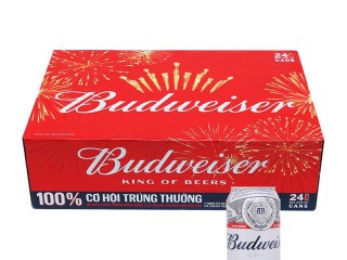 Mã giảm giá 15k khi mua 1 thùng Budweiser 24 lon 330ml giá 405k