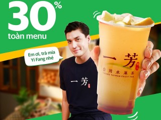 Yifang giảm 30% độc quyền trên Grabfood + Freeship