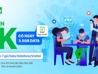 Mobifone, Viettel Nạp Data đồng giá 5K