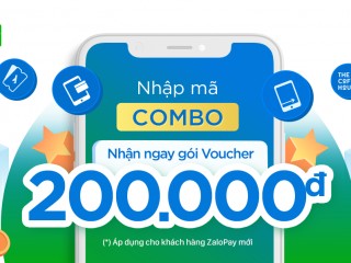Nhập mã COMBO nhận gói voucher 200K
