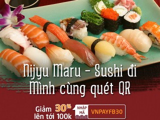 Giảm 30% Sushi Nhật giảm 30% khi quét mã VnPay