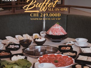 Buffet Manwah Gò Vấp chỉ 249K