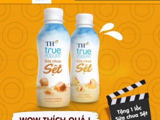 Dùng app VinID nhận ngay 1 lốc sữa chua sệt đến từ TH true YOGURT