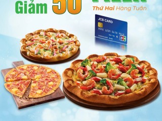 [Pizza Company] Giảm ngay 50% cho chủ thẻ JCB thứ 2 hàng tuần