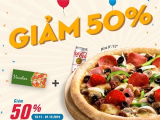 Domino’s Pizza Huỳnh Tấn Phát và Văn Phú giảm đến 50% mừng khai trương