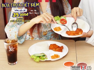 [KFC] Bữa trưa tiện lợi đồng giá chỉ 35K - Daygiare