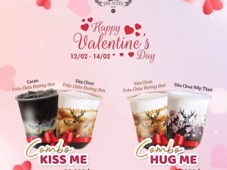Happy Valentine - The Alley ưu đãi giảm giá combo KISS ME & HUG ME