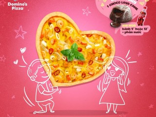 Domino’s Pizza tặng bánh Chocolate Lava đón Valentine
